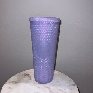 Starbucks light Purple 24oz studded Tumbler